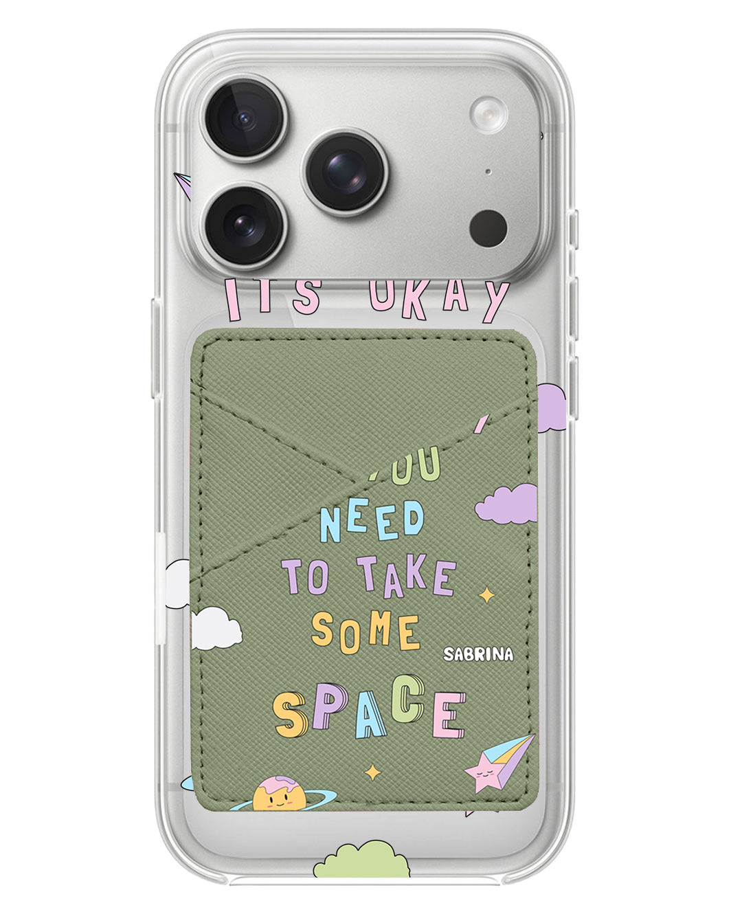 iPhone Phone Wallet Case - Space