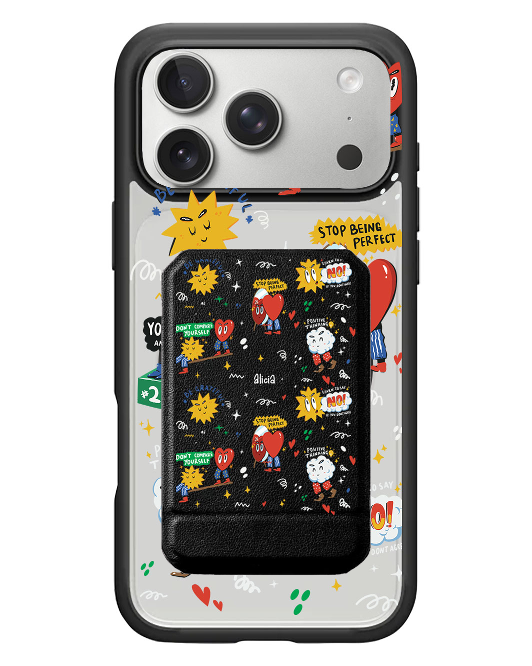 iPhone Magnetic Multifold Wallet - Selfless Love 2.0