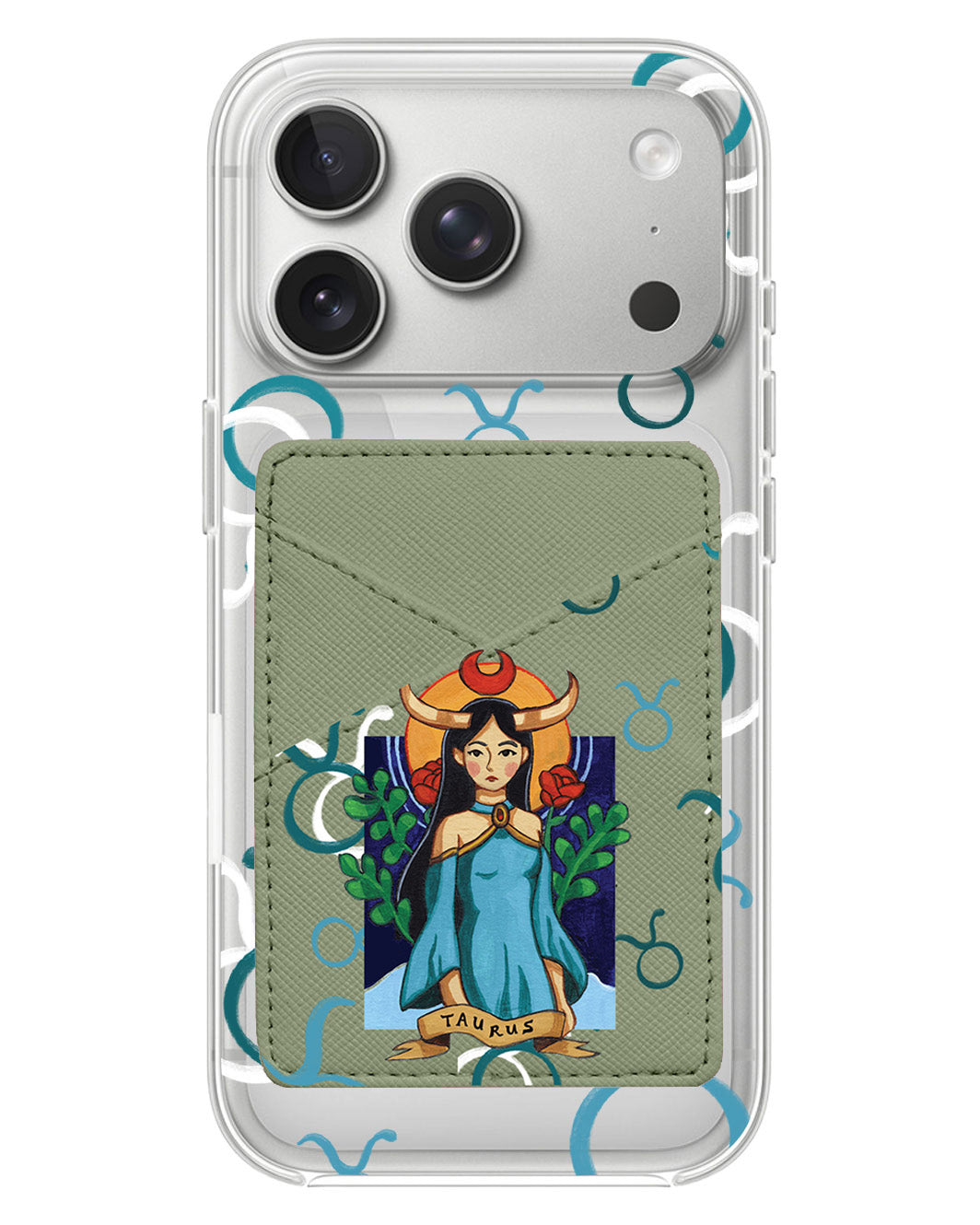 iPhone Phone Wallet Case - Taurus
