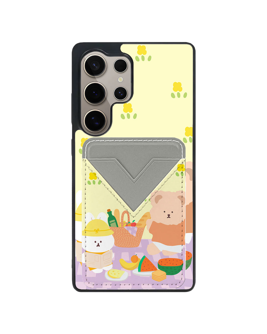 Android Avant Wallet Case - Picnic Bear Lilac