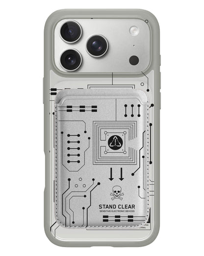 iPhone Magnetic Wallet Case - Circuit Black