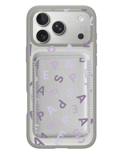 iPhone Magnetic Wallet Case - Aespa Monogram
