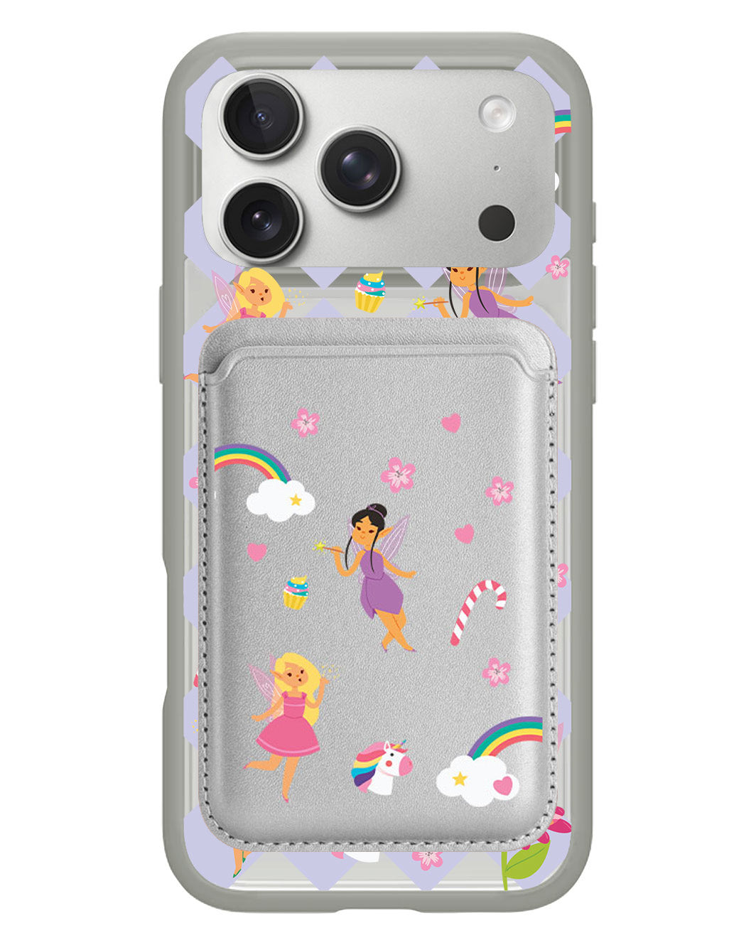 iPhone Magnetic Wallet Case - Tiny Fairy