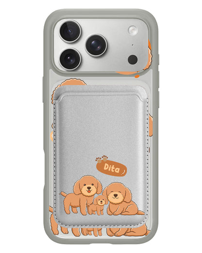 iPhone Magnetic Wallet Case - Poodle Squad 4.0