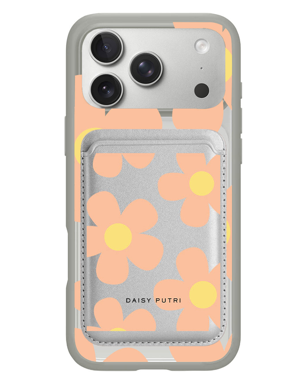 iPhone Magnetic Wallet Case - Daisy Love