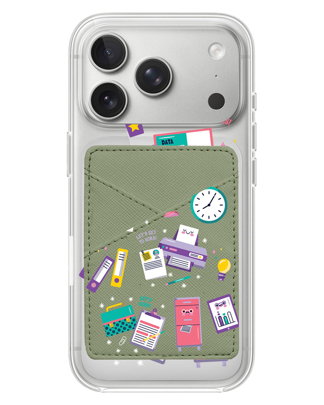 iPhone Phone Wallet Case - Officer