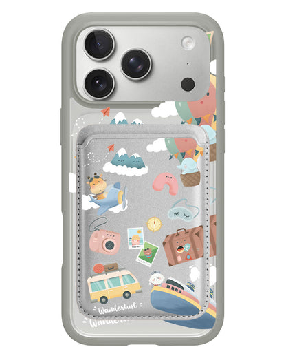 iPhone Magnetic Wallet Case - Travel