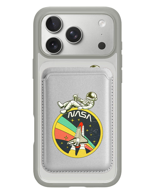 iPhone Magnetic Wallet Case - Nasa