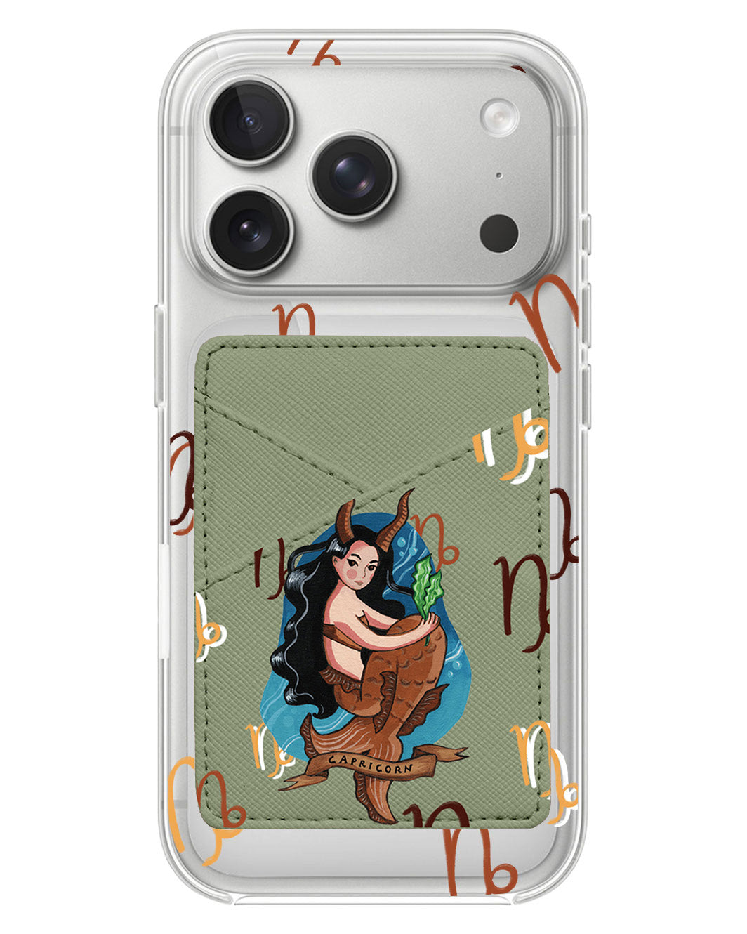 iPhone Phone Wallet Case - Capricorn
