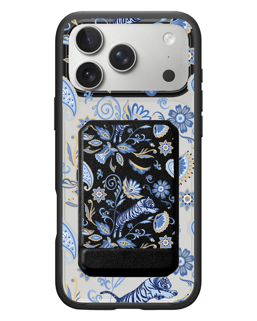 iPhone Magnetic Multifold Wallet - Tiger & Floral 1.0