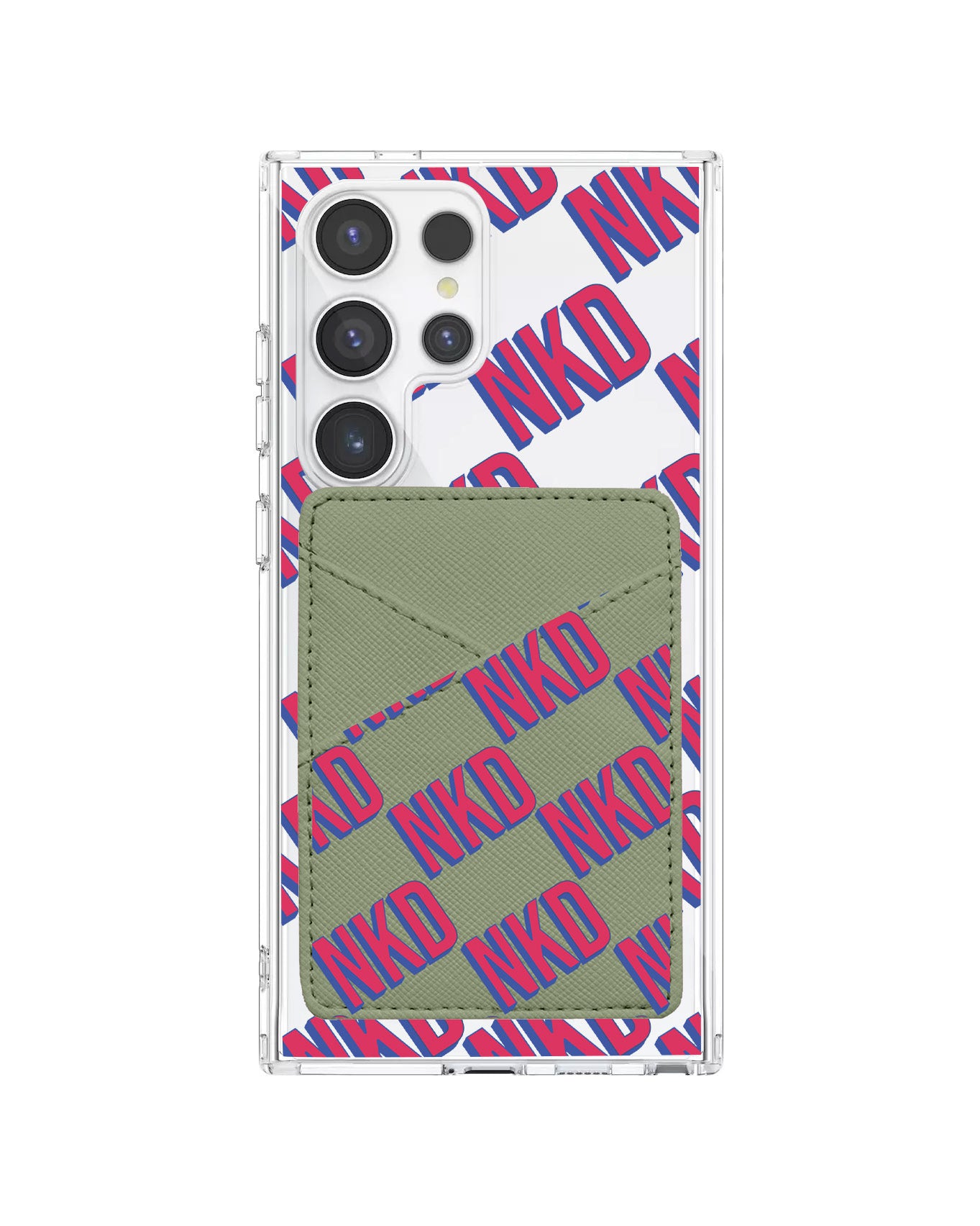 Android Phone Wallet Case - Diagonal Initial Monogram 2.0