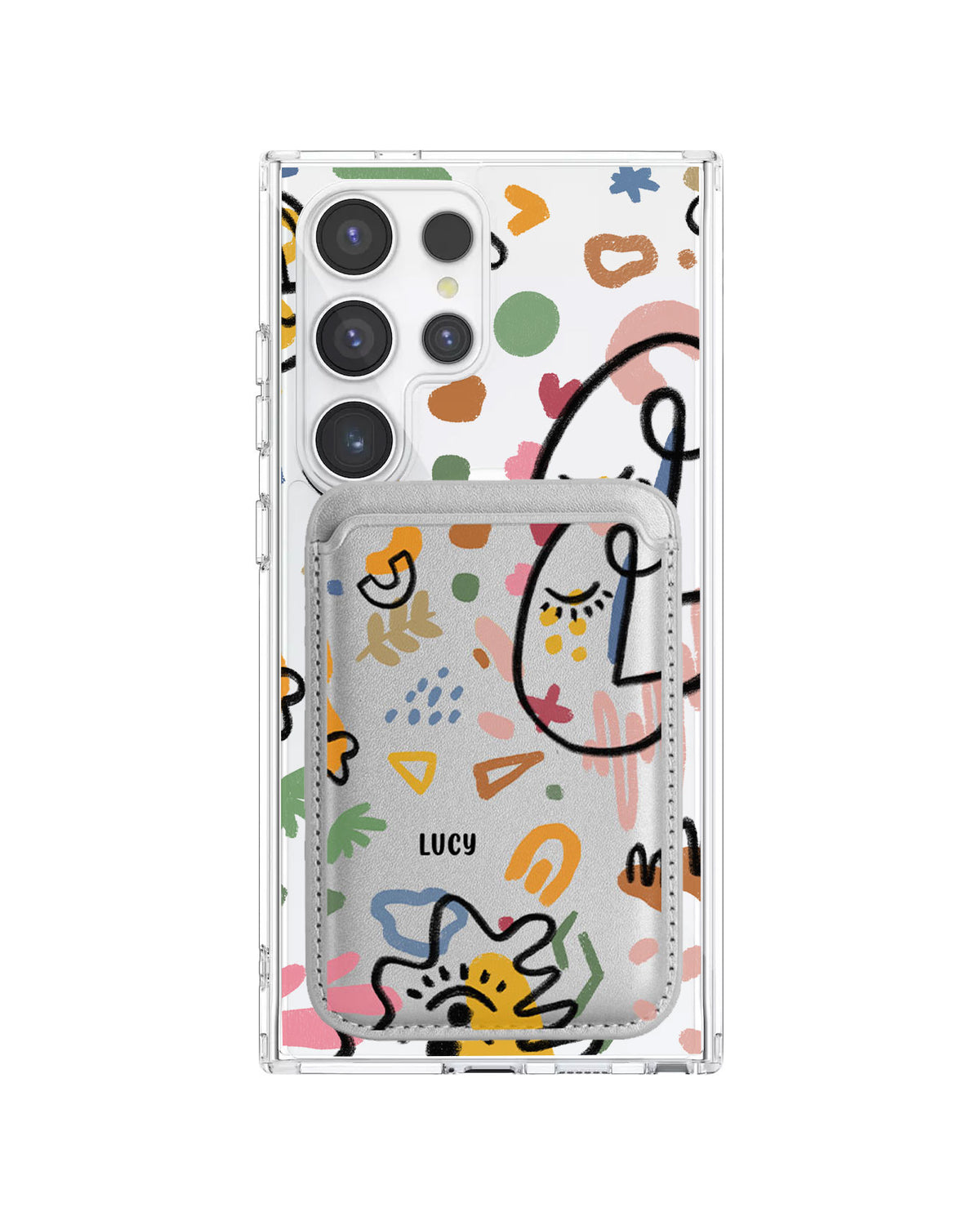 Android Magnetic Wallet Case - Abstract 5.0