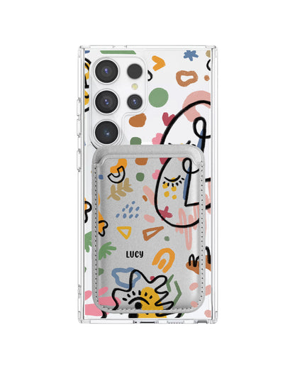 Android Magnetic Wallet Case - Abstract 5.0