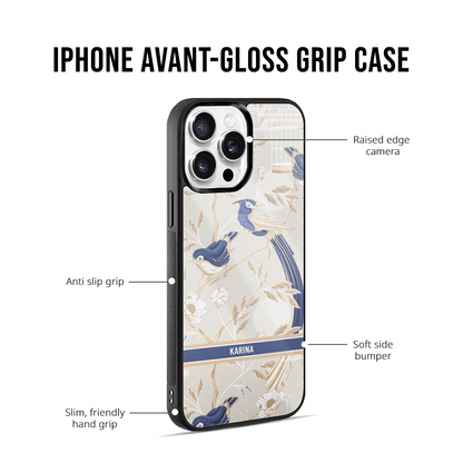 iPhone Avant-Gloss Grip Case - Chrome Star