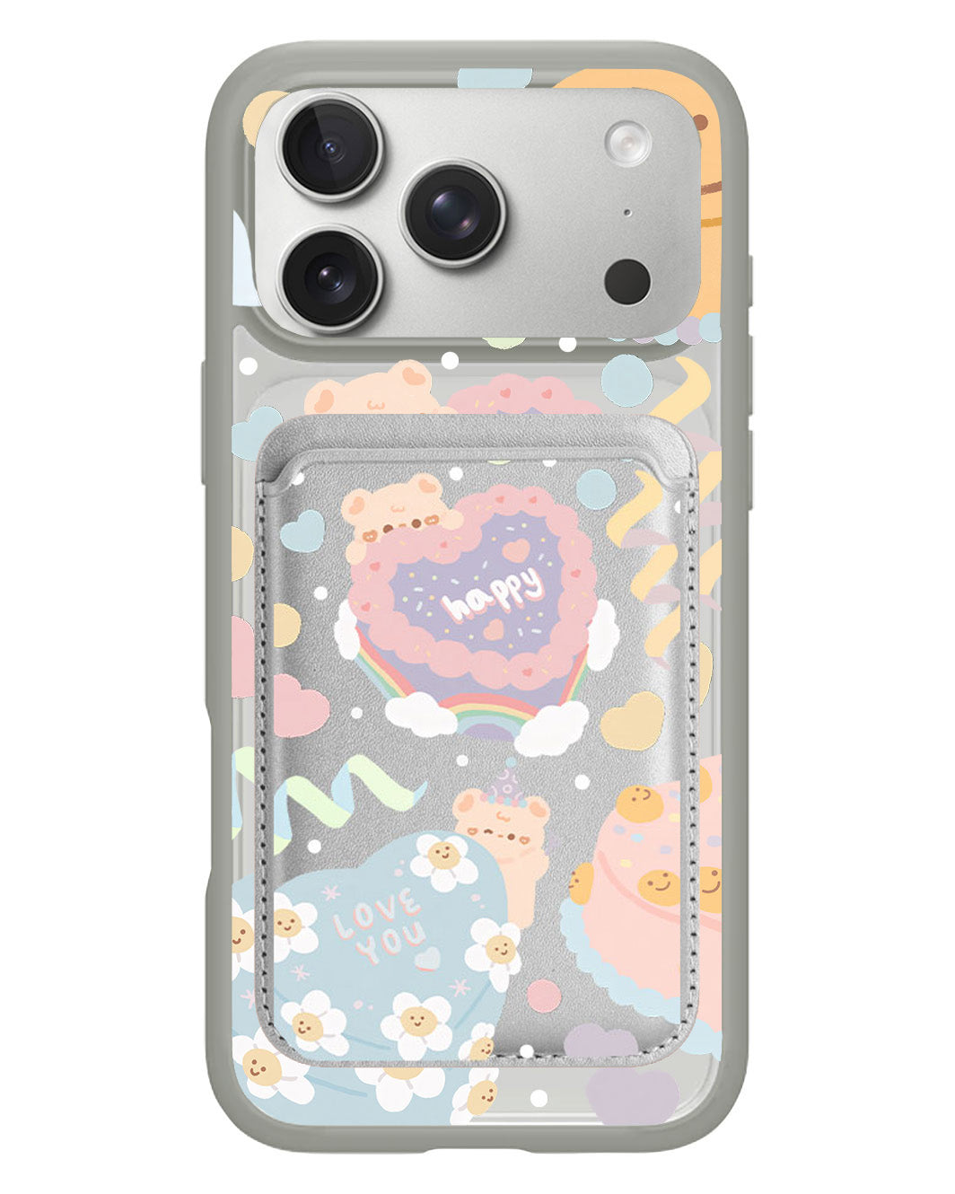 iPhone Magnetic Wallet Case - Cake Party