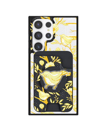 Android Magpop Wallet - Lovebird Monochrome 2.0
