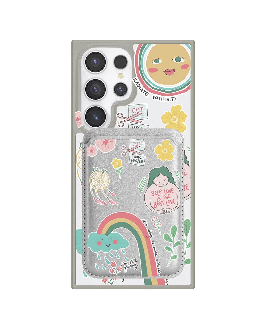 Android Magnetic Wallet Case - Self Love