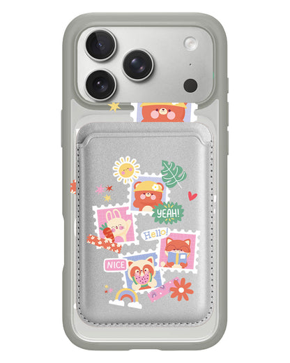 iPhone Magnetic Wallet Case - Animal Squad