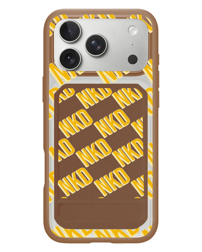 iPhone Magnetic Multifold Wallet - Diagonal Initial Monogram 1.0