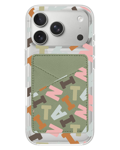 iPhone Phone Wallet Case - Scattered Monogram 4.0