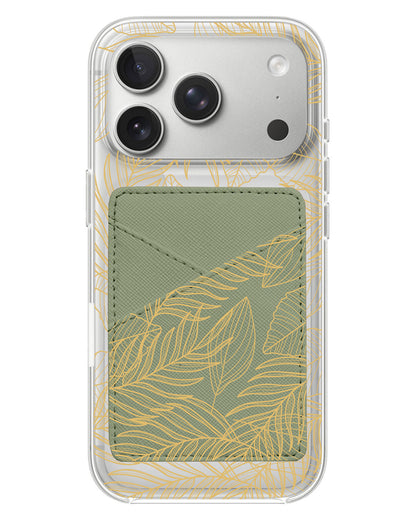 iPhone Phone Wallet Case - Sketchy Tropical 1.0