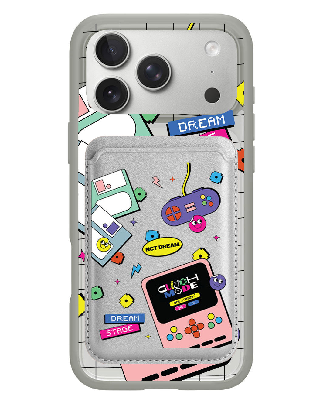 iPhone Magnetic Wallet Case - NCT Glitch Mode
