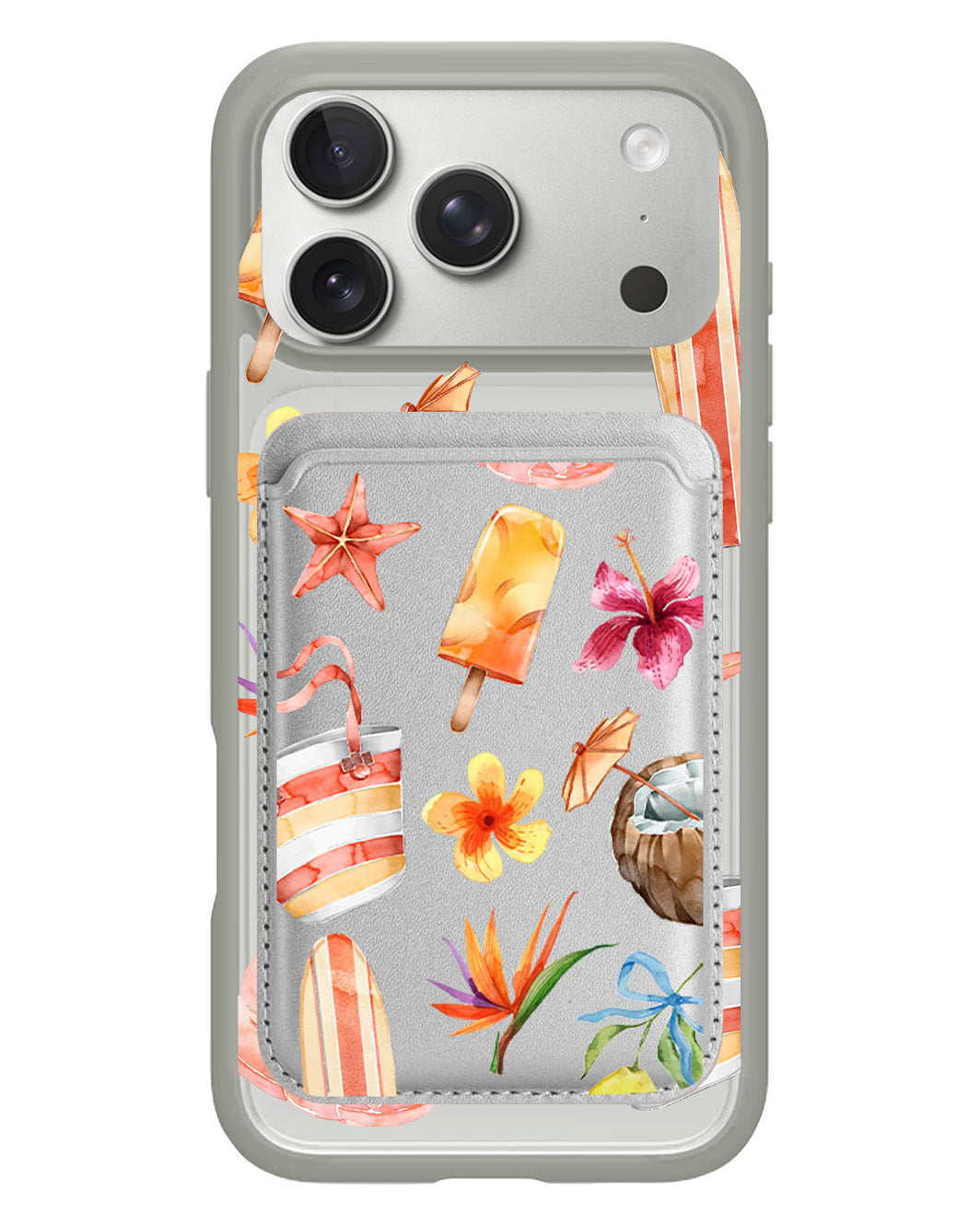 iPhone Magnetic Wallet Case - Aloha 1.0