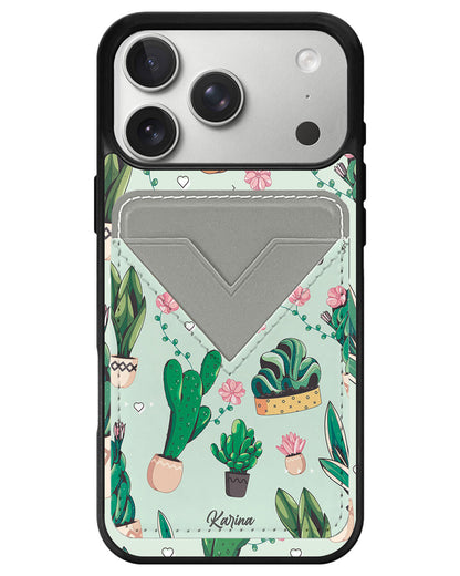 iPhone Avant Wallet Case - Cactus 3.0
