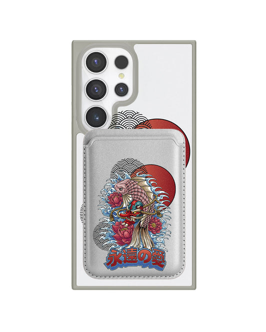 Android Magnetic Wallet Case - Oni Koi