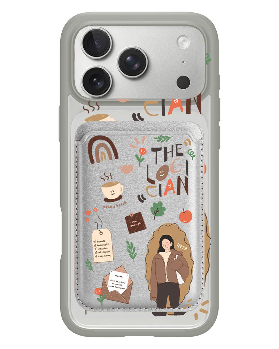 iPhone Magnetic Wallet Case - INTP
