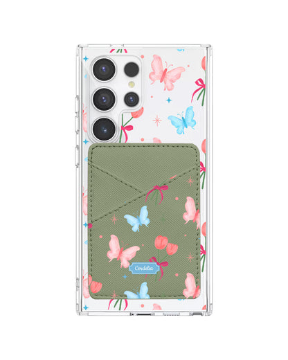 Android Phone Wallet Case - Coquette Butterfly