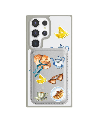 Android Magnetic Wallet Case - Afternoon Tea