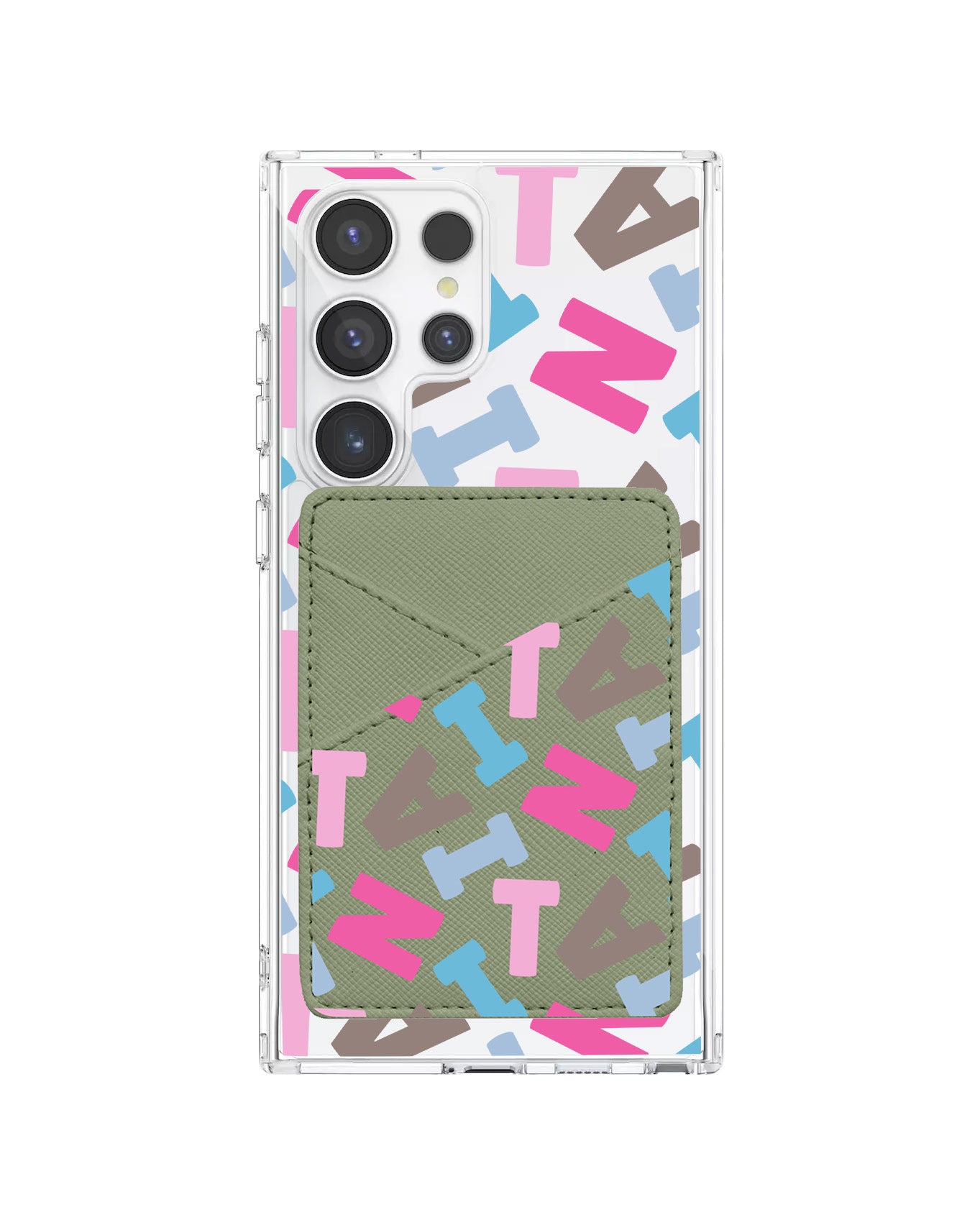 Android Phone Wallet Case - Scattered Monogram 2.0