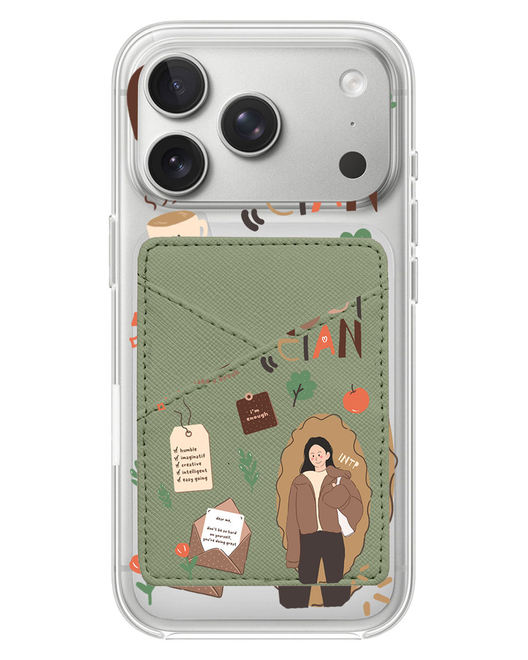 iPhone Phone Wallet Case - Intp