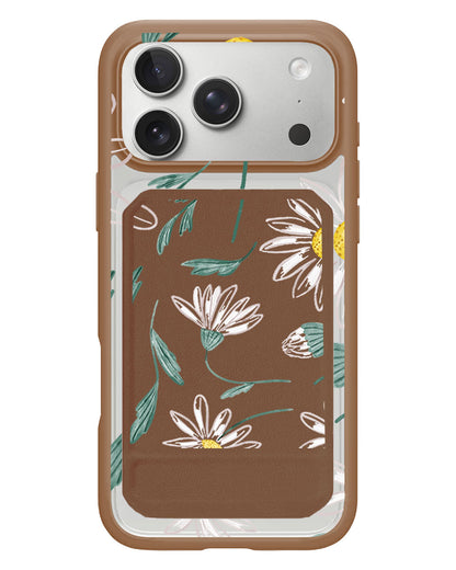 iPhone Magnetic Multifold Wallet - April Daisy