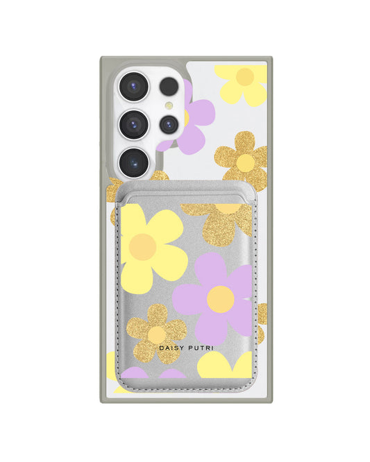 Android Magnetic Wallet Case - Daisy Twinkle