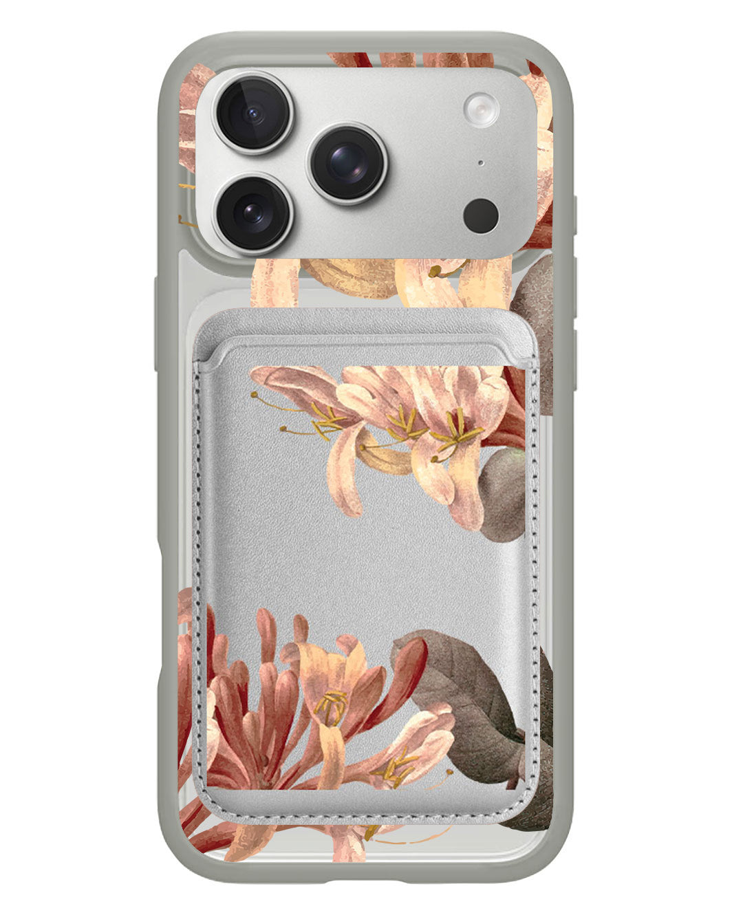 iPhone Magnetic Wallet Case - June Honey Suckle