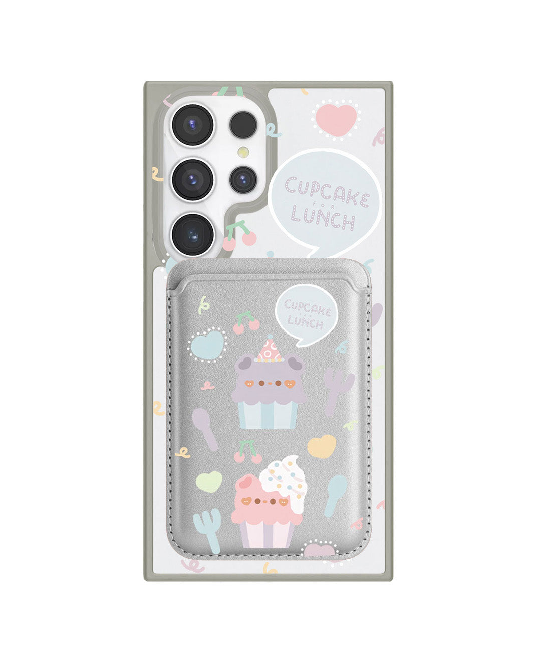 Android Magnetic Wallet Case - Cupcake