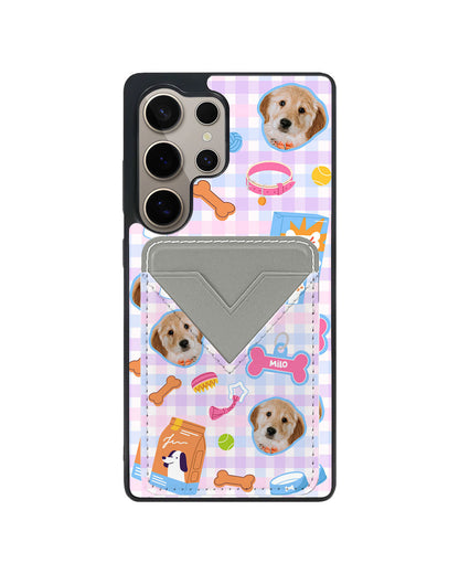 Android Avant Wallet Case - Pet Grid Puppy Sweet Treats