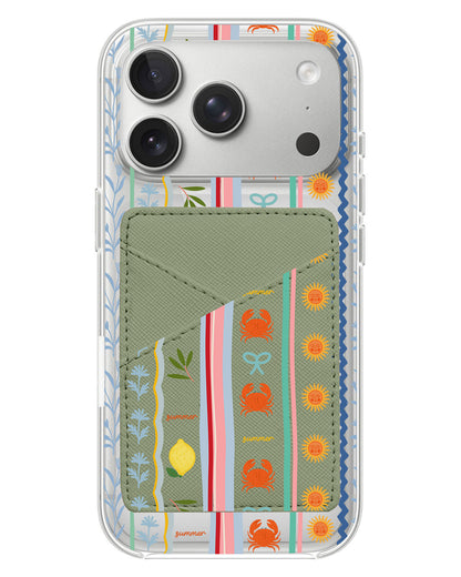 iPhone Phone Wallet Case - Seaside Opulence 2.0