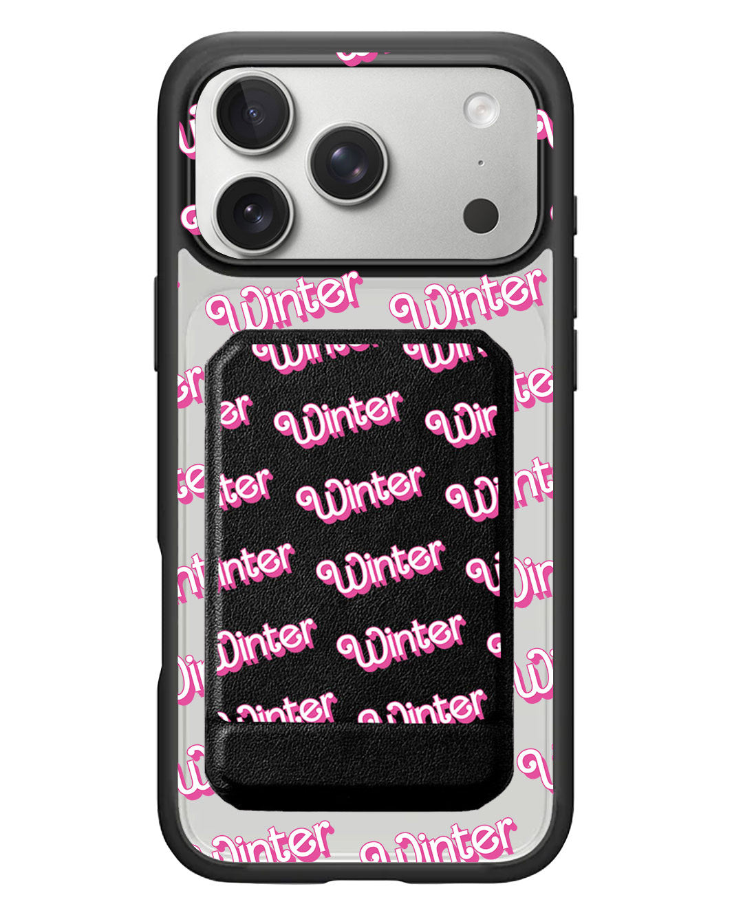iPhone Magnetic Multifold Wallet - Barbie Monogram