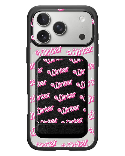 iPhone Magnetic Multifold Wallet - Barbie Monogram