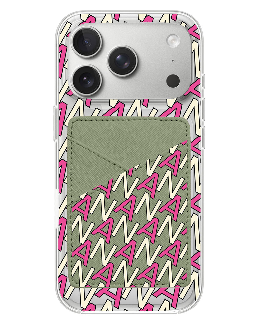 iPhone Phone Wallet Case - Initial 6.0 Monogram