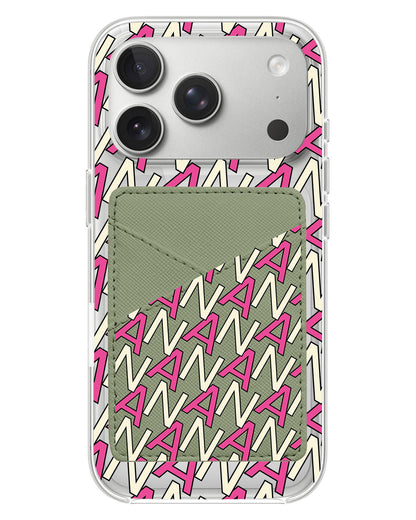 iPhone Phone Wallet Case - Initial 6.0 Monogram