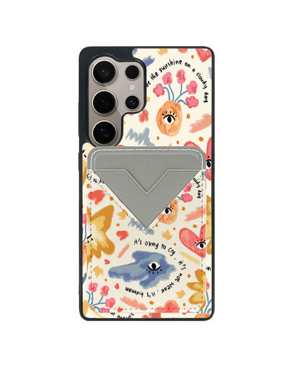Android Avant Wallet Case - Abstract Lovers