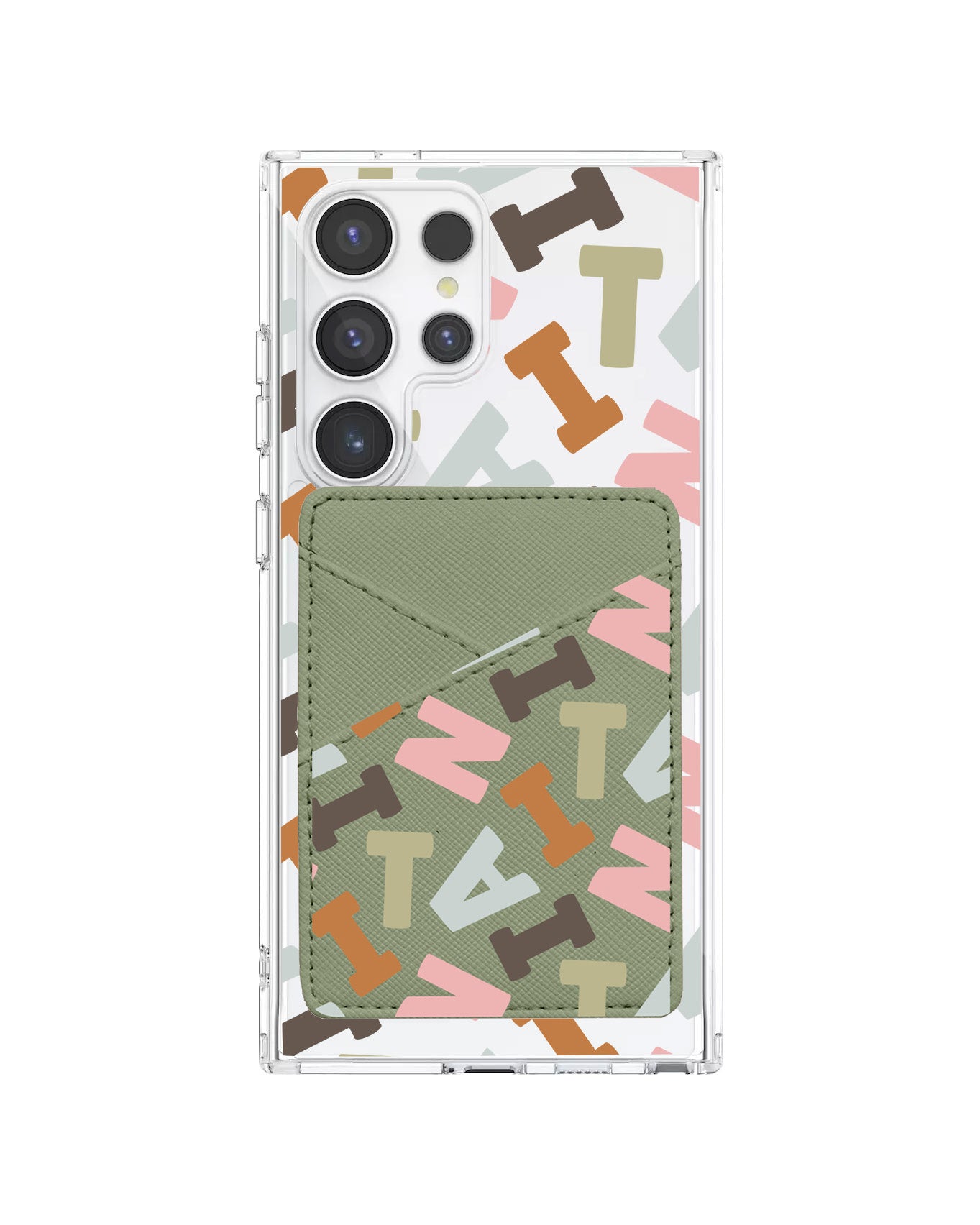 Android Phone Wallet Case - Scattered Monogram 4.0