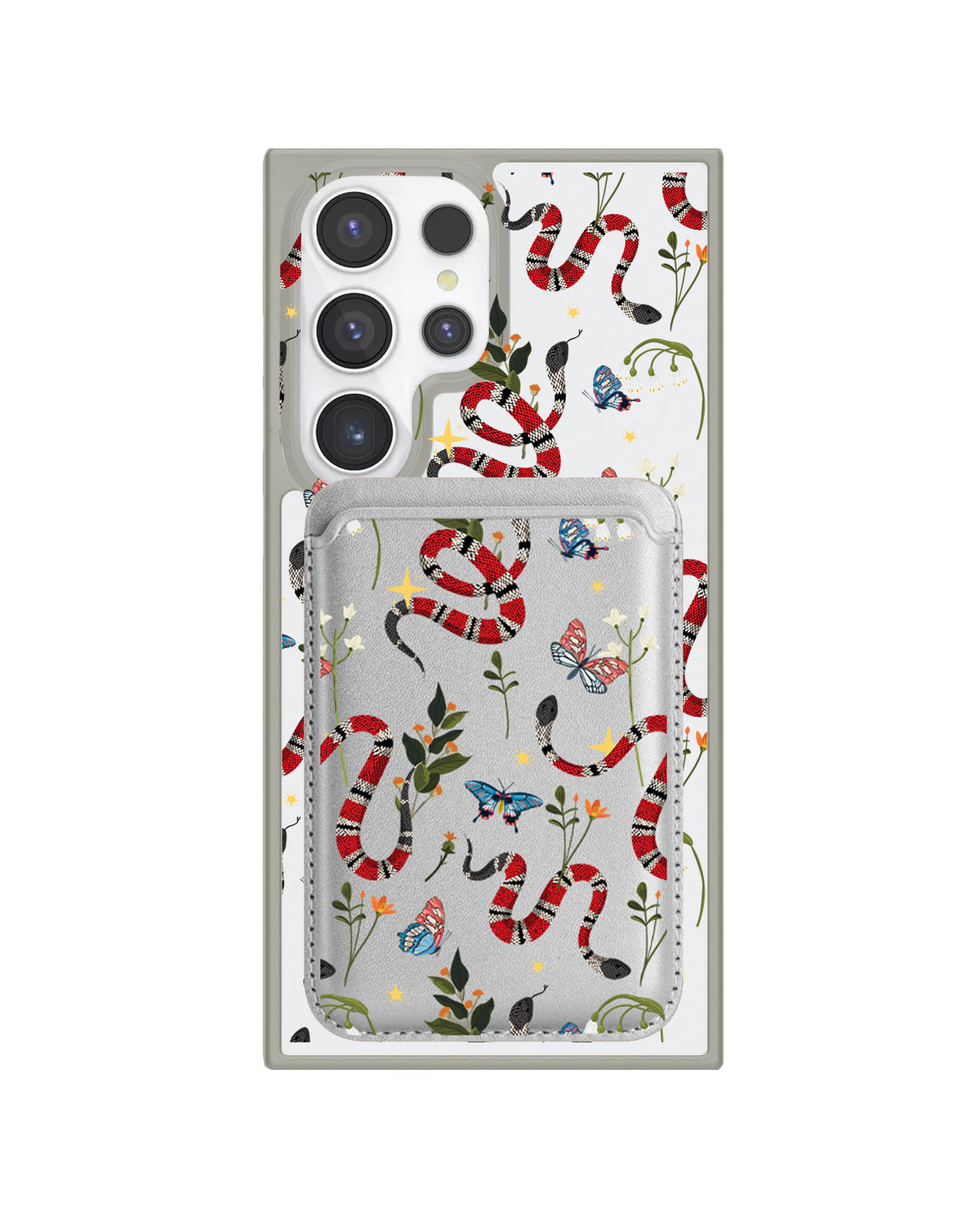 Android Magnetic Wallet Case - Serpente