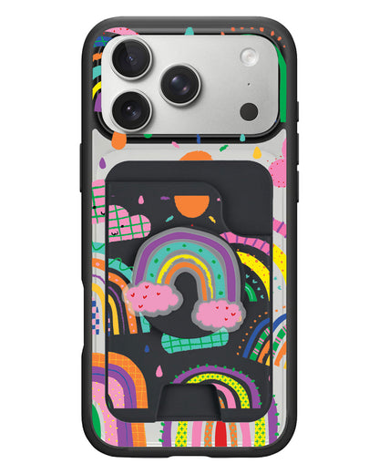 iPhone Magpop Wallet - Rainbow