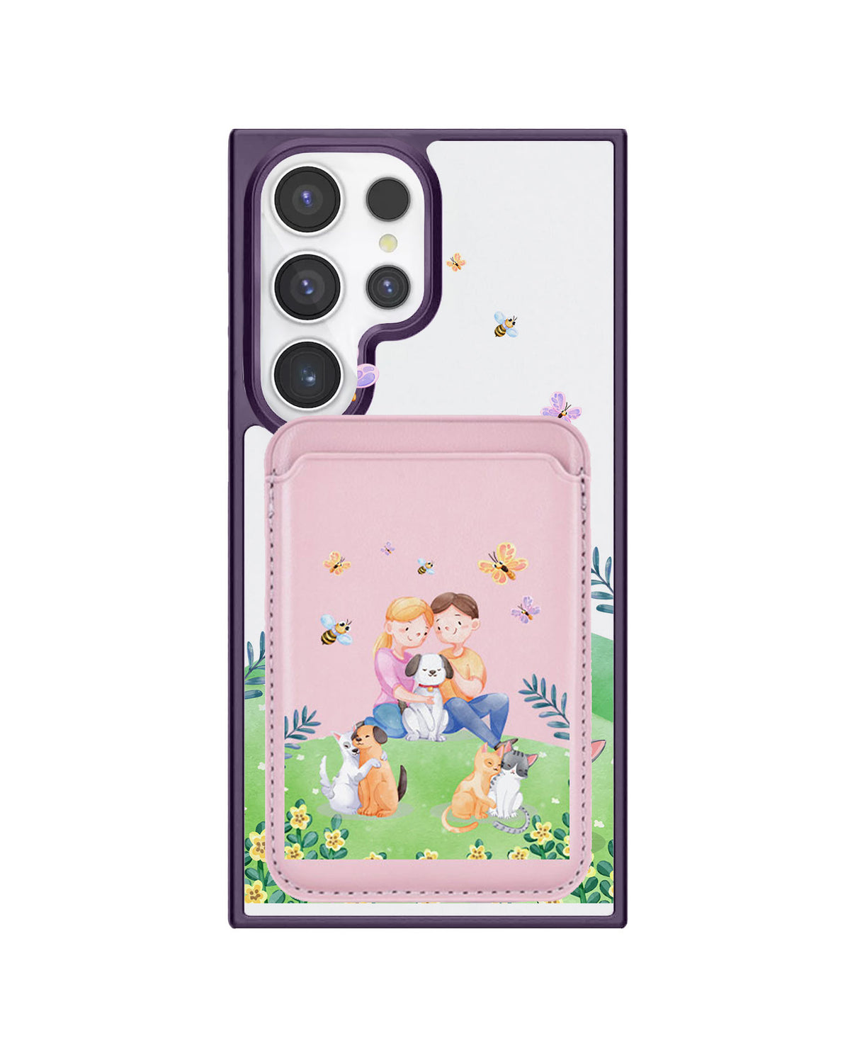 Android Magnetic Wallet Case - Adorable Animals