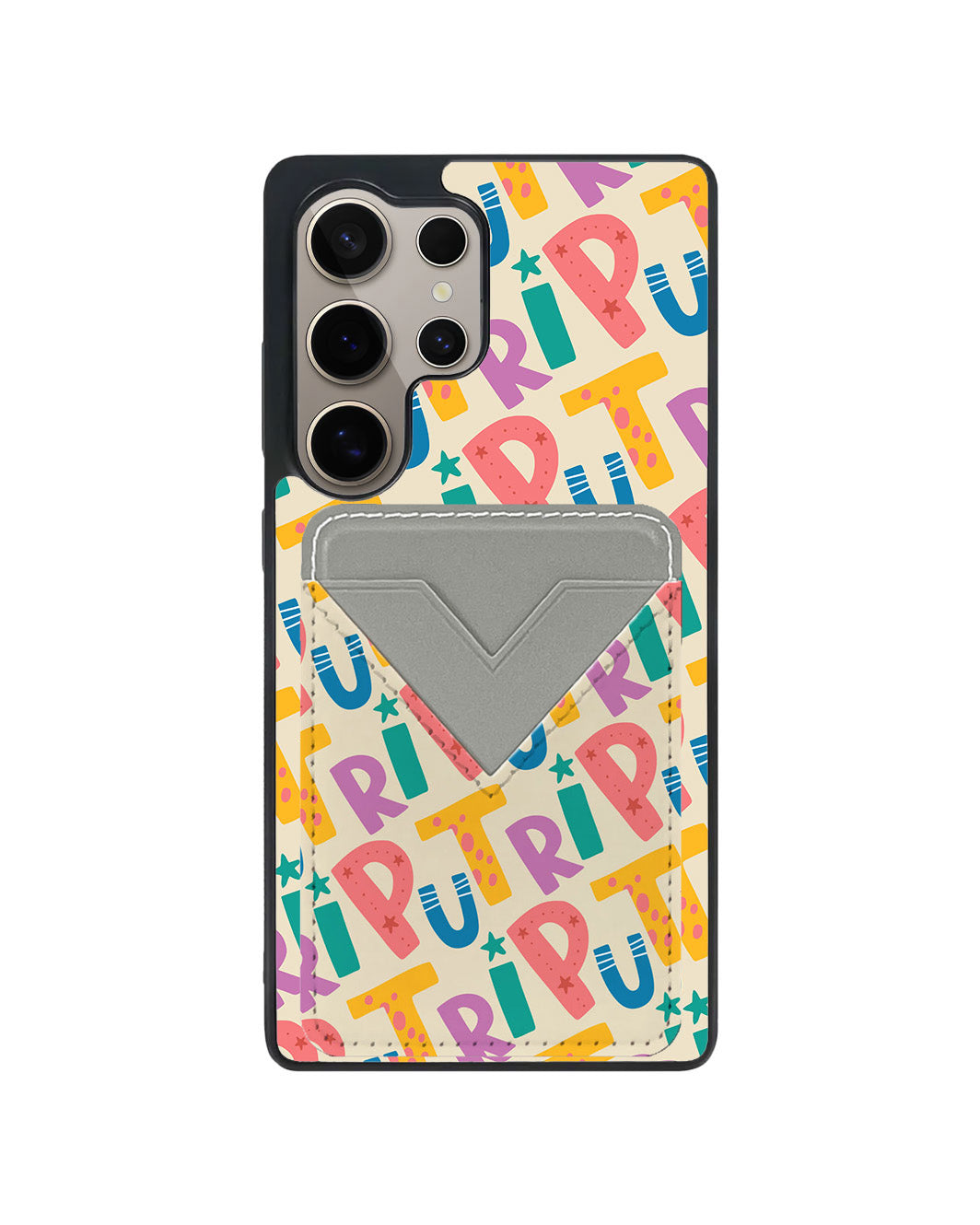 Android Avant Wallet Case - Playful Monogram 4.0